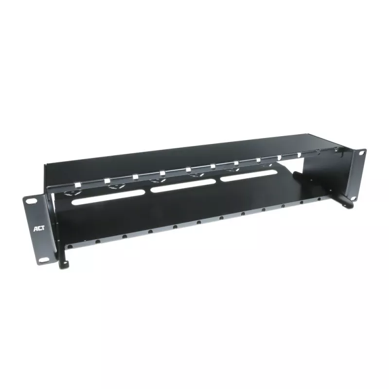 ACT Fiber panel High Density 2HE na 12 kaset MTP®-MPO / płyt adapterowych keystone