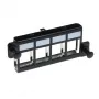 Płytka adapterowa ACT dla 4 x keystone FTP, Adapter, Czarny, 1 szt.