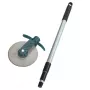 Wenal WENKO 88231500 – uchwyt ze stali nierdzewnej, tworzywo sztuczne, czarno-szary, 139 cm