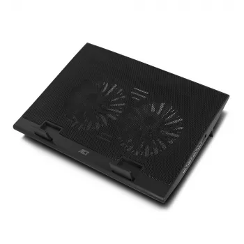 Podstawka pod laptop ACT AC8105 z wentylatorem, regulowana wysokość, 2 pozycje, hub 4-portowy