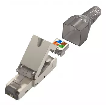 Hama 00300027 kabel sieciowy szary, srebrny Cat6a