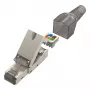 Hama 00300027 kabel sieciowy szary, srebrny Cat6a