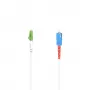 Hama 00200765 kabel InfiniBand/światłowodowy 3 m LC SC Biały