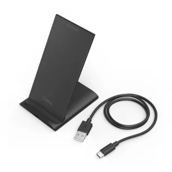 Hama QI-FC10S Smartphone Czarny USB Wireless charging Fast charging Indoor