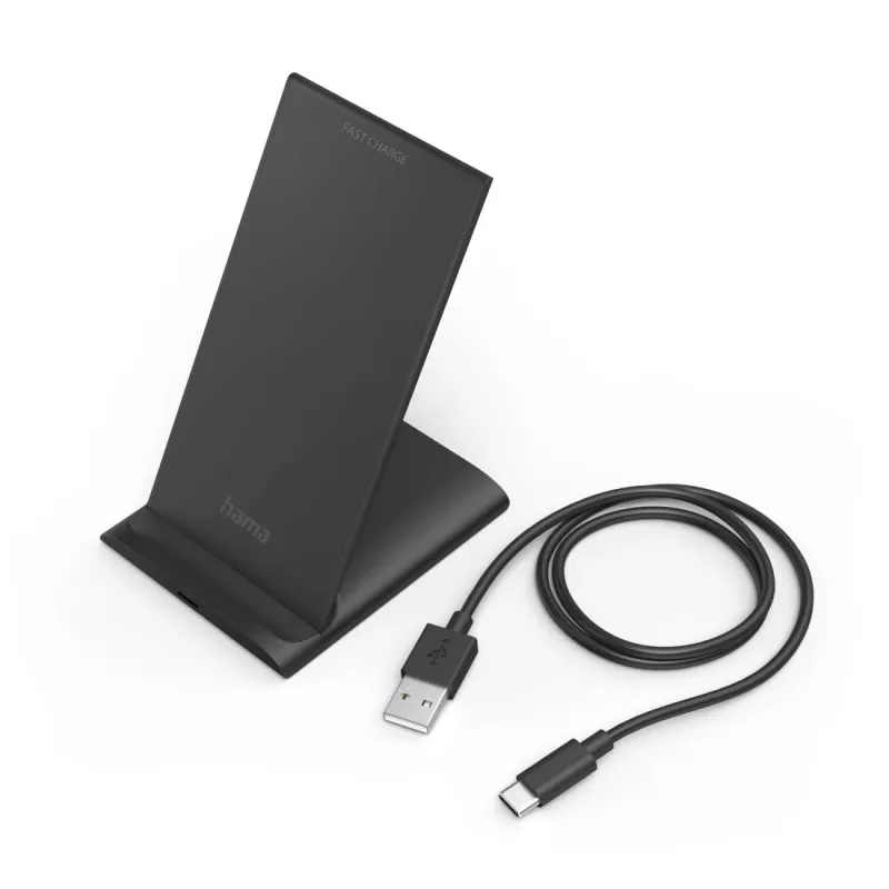 Hama QI-FC10S Smartphone Czarny USB Wireless charging Fast charging Indoor