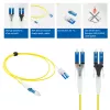 Światłowodowy kabel krosowy ACT 2 metry Singlemode 9/125 OS2 Polarity Twist uniboot duplex z wtykami CS - LC