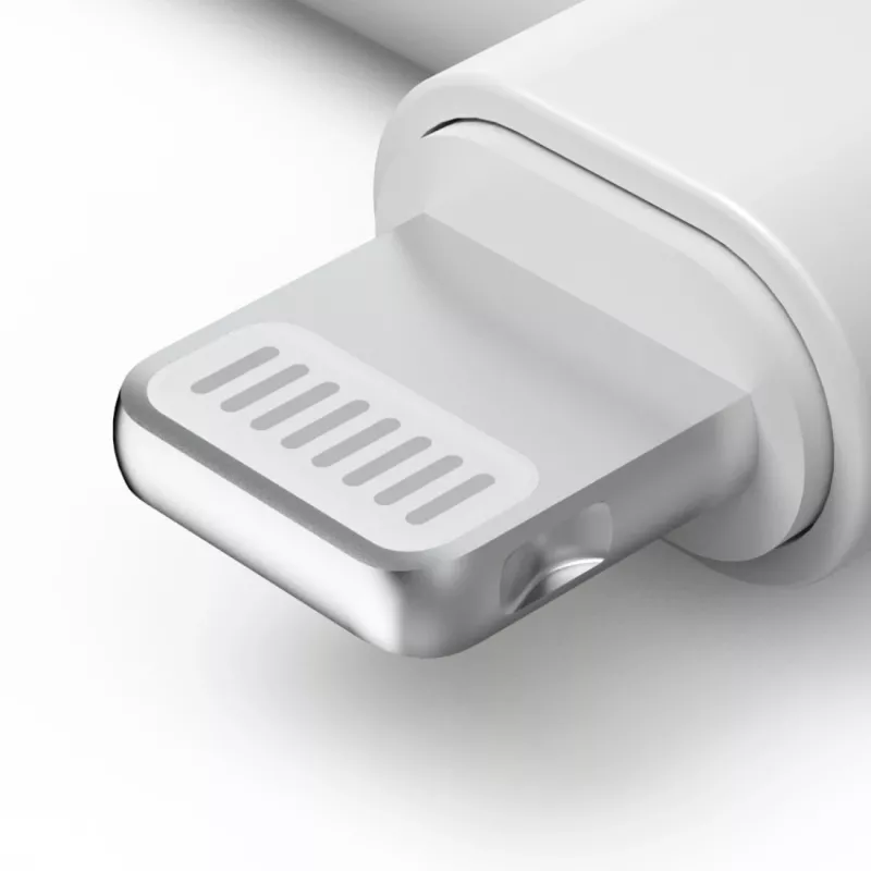 Hama 00201700 adapter złącza 3,5 mm Lightning biały
