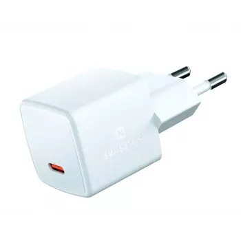 SWISSTEN Mini Travel Charger GaN 25W PD USB-C szybka ładowarka do telefonów i tabletów