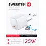 SWISSTEN Mini Travel Charger GaN 25W PD USB-C szybka ładowarka do telefonów i tabletów