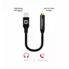Adapter audio SWISSTEN Lightning na jack 3,5 mm SW-LIGHT-3.5MM-BK, kabel 0,15 m, czarny