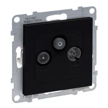 Legrand 765369 gniazdo TV + SAT czarny