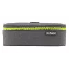 Piórnik Herlitz beatBox ABC poliester szaro-żółty 225x120x70mm