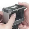 Pieczątka samotuszująca tekstowo-datowa Trodat 5117 — odcisk 4 x 46 mm, wymiary 89×52×160 mm