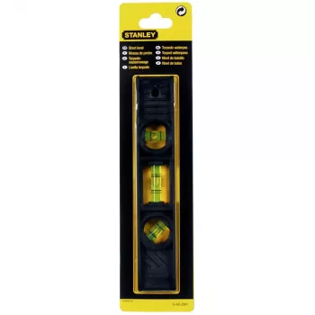 Poziomica torpedowa Stanley 0,2 m czarna dokładność 2 mm/m