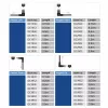 ACT Czarny 3 metry U/UTP CAT6A LSZH Slimline patch kabel z wtykami RJ45 90° do góry do prostego