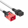 ACT Powercord C19 IEC Lock - C20 IEC Lock Dual Locking biały 2 m, PC3639