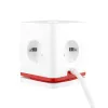 Kostka przedłużacza zasilania Olympia SW 1000 – 3 gniazda AC, kabel 1,5 m, 230V/16A, czerwono-biała
