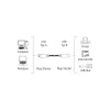 Hama 00200901 kabel USB USB 2.0 3 m USB A USB B