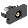 Gniazdo DeLOCK Easy 45 RCA czarno-żółte żeńskie/żeńskie