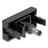 DeLOCK Easy 45 gniazdko DC czarne żeńskie męskie 45mm