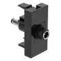 DeLOCK Easy 45 gniazdko DC czarne żeńskie męskie 45mm