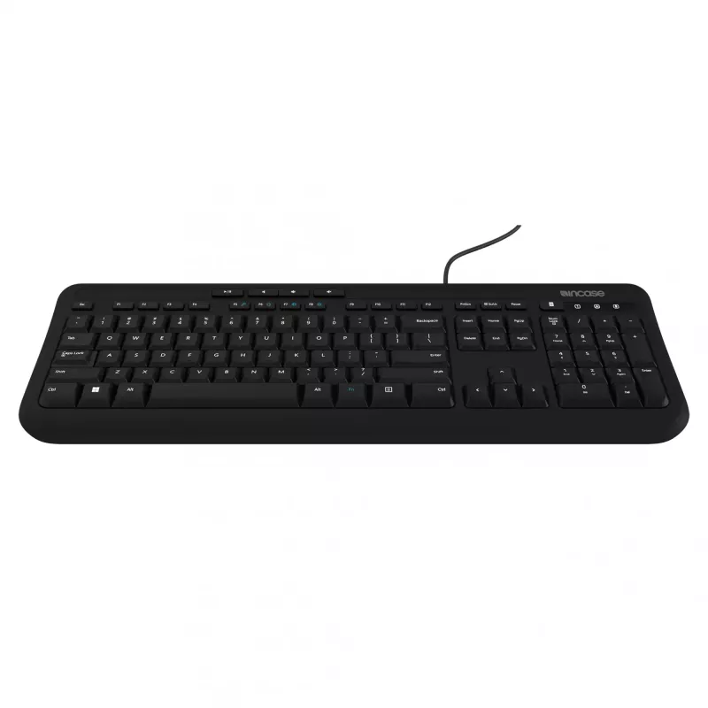 Incase Designed by Microsoft Wired 600 klawiatura Uniwersalne USB QWERTY Niemiecki Czarny