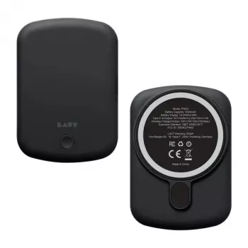 Powerbank LAUT PW02 5000 mAh ładowanie bezprzewodowe czarny