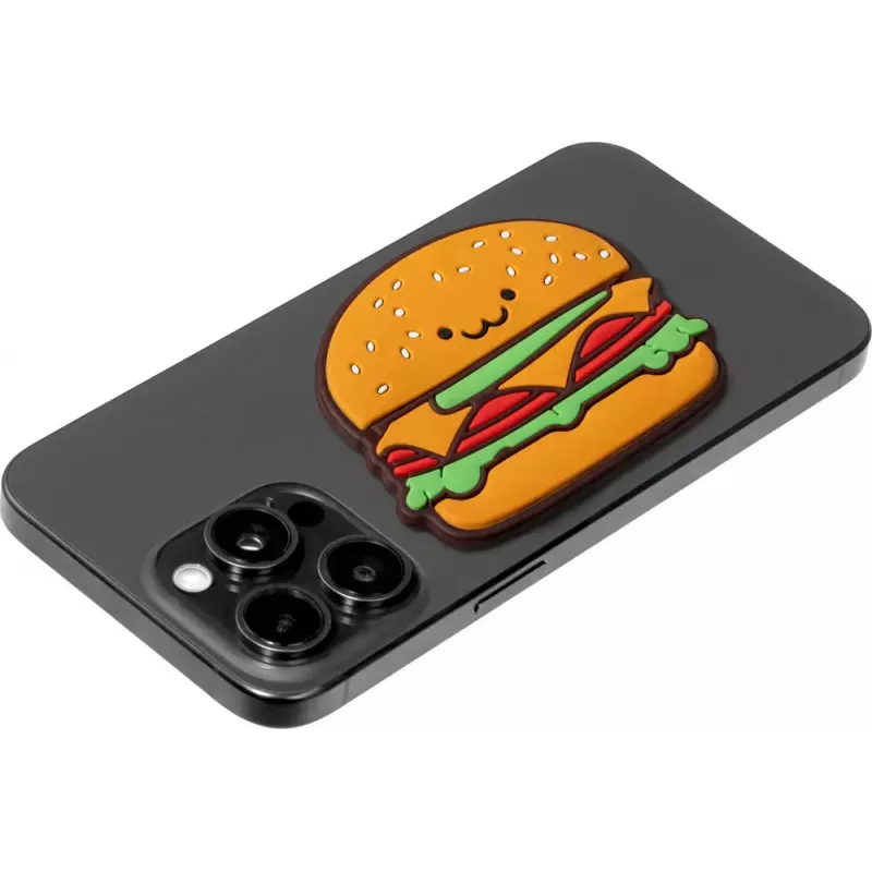 LAUT MAGMOJI Magnetyczna plakietka na telefon komórkowy LAUT MAGMOJI Hamburger PVC Wielokolorowa