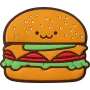 LAUT MAGMOJI Magnetyczna plakietka na telefon komórkowy LAUT MAGMOJI Hamburger PVC Wielokolorowa