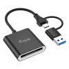 Czytnik kart Equip 245461 USB 3.2 Gen 2 Type-C Czarny CFexpress 2.0