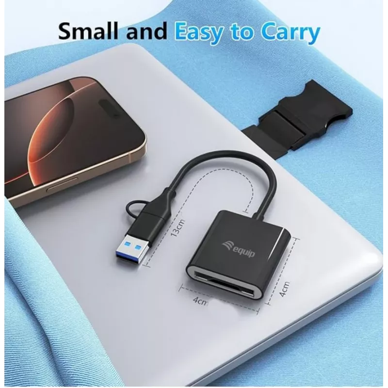 Czytnik kart Equip 245461 USB 3.2 Gen 2 Type-C Czarny CFexpress 2.0