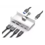 Equip 128967 hub interfejsu USB 3.2 Gen 1 (3.1 Gen 1) Type-A 5000 Mbit/s Aluminium