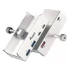 Equip 128967 hub interfejsu USB 3.2 Gen 1 (3.1 Gen 1) Type-A 5000 Mbit/s Aluminium