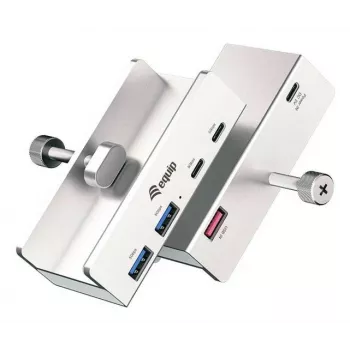 Equip 128967 hub interfejsu USB 3.2 Gen 1 (3.1 Gen 1) Type-A 5000 Mbit/s Aluminium