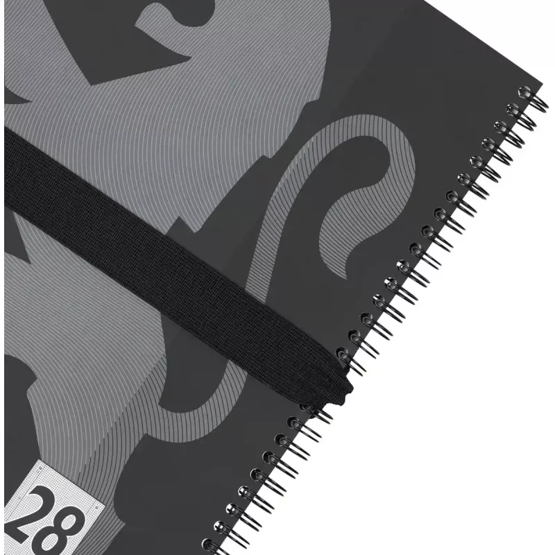 Miękki piórnik Oxford 400183590 Czarny 220x70x90 mm