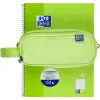 Miękki piórnik Oxford 400183525 zielony 220x70x90 mm
