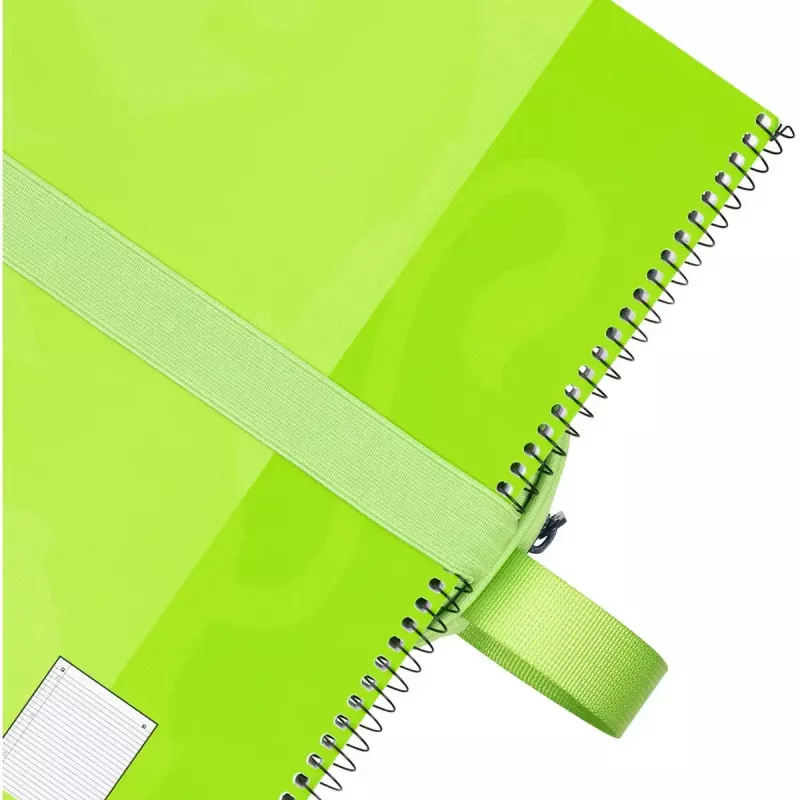 Miękki piórnik Oxford 400183525 zielony 220x70x90 mm
