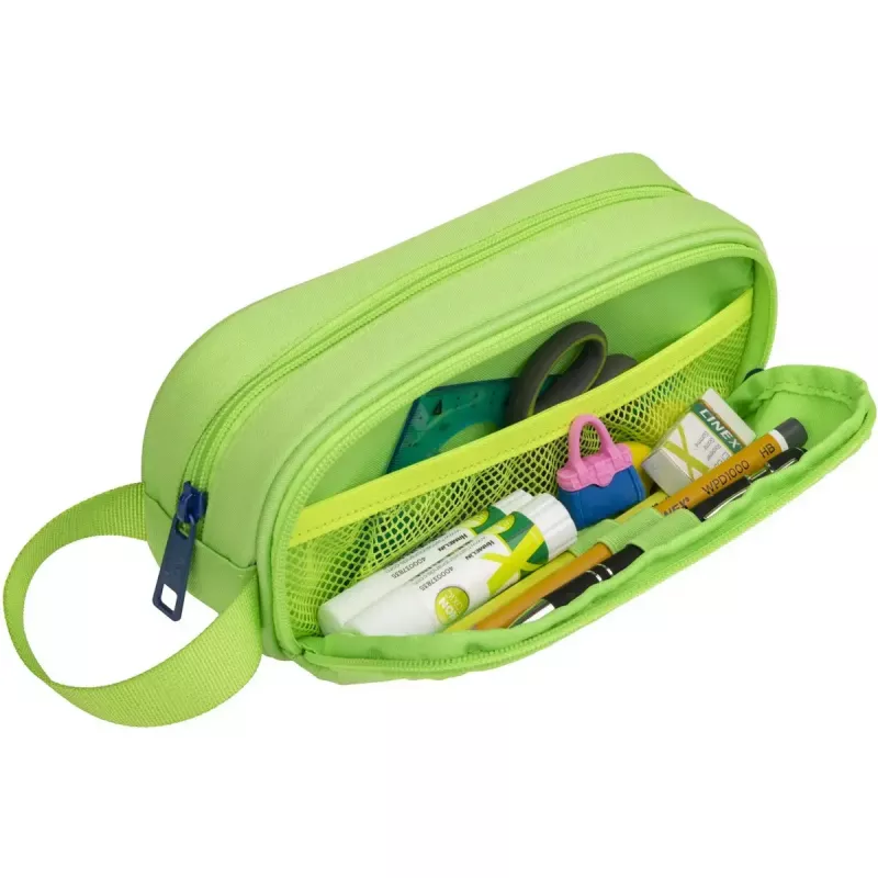 Miękki piórnik Oxford 400183525 zielony 220x70x90 mm