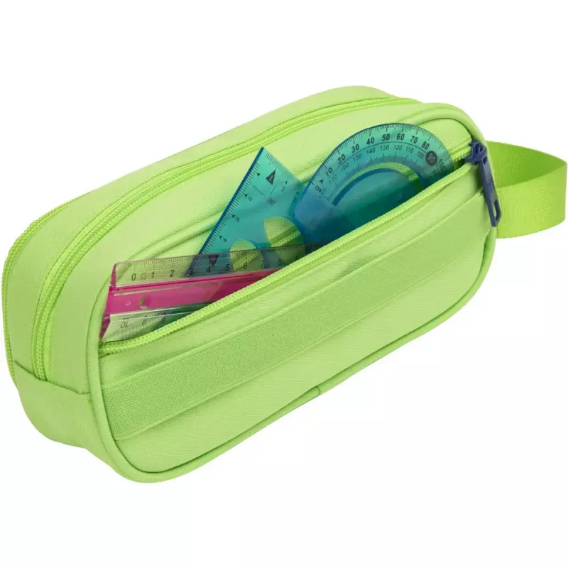 Miękki piórnik Oxford 400183525 zielony 220x70x90 mm