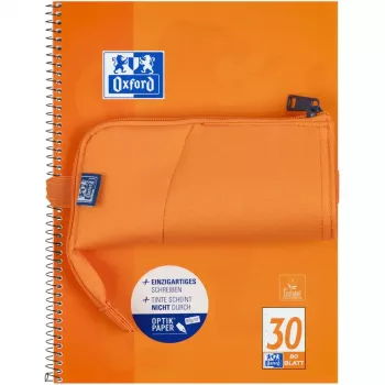 Miękki piórnik Oxford 400183528 Pomarańczowy 220x70x90 mm