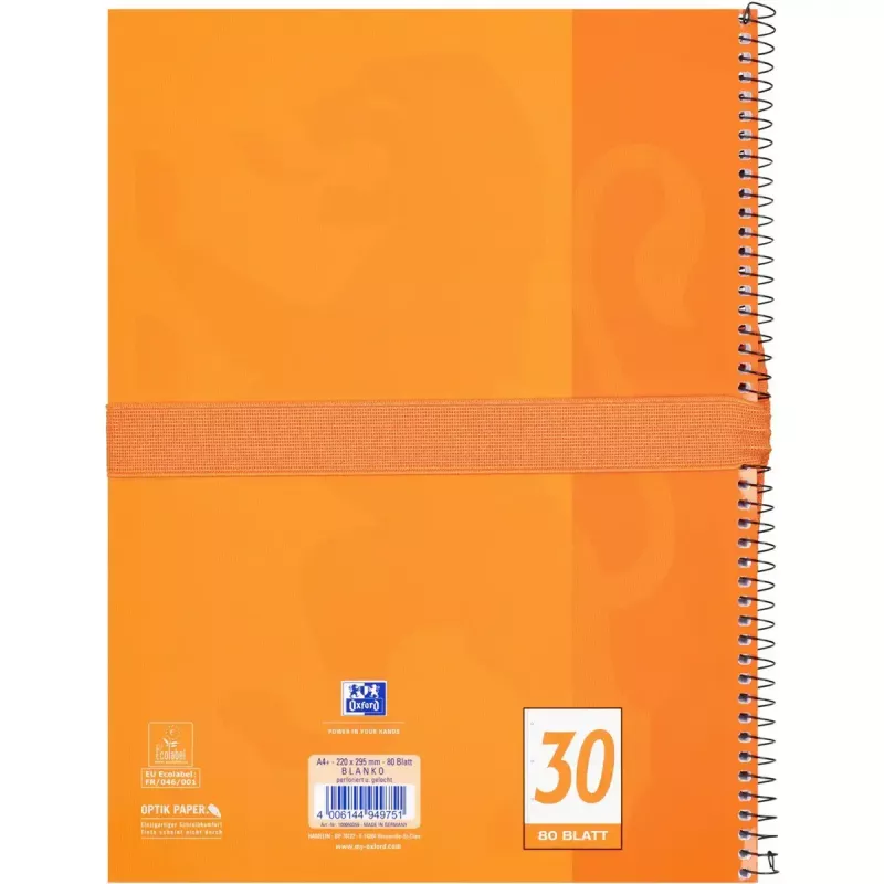 Miękki piórnik Oxford 400183528 Pomarańczowy 220x70x90 mm