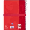 Miękki piórnik Oxford 400183527 Czerwony 220x70x90 mm