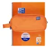 Miękki piórnik Oxford 400183506 Pomarańczowy 220x70x90 mm