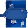 Miękki piórnik Oxford 400183522 Niebieski 220x70x90 mm