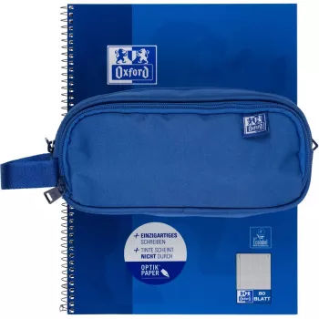 Miękki piórnik Oxford 400183522 Niebieski 220x70x90 mm