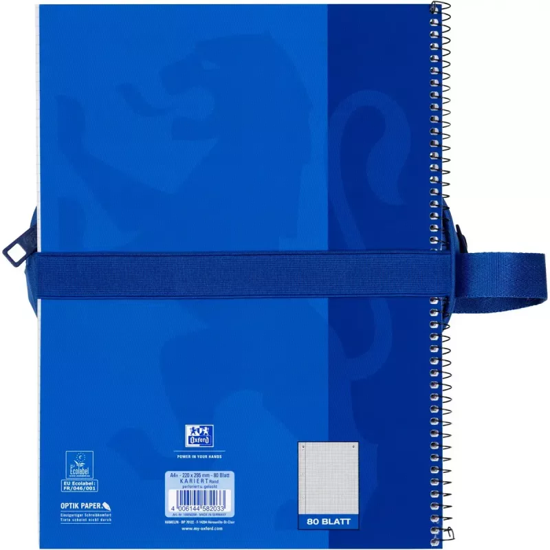 Miękki piórnik Oxford 400183522 Niebieski 220x70x90 mm