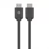 Kabel Manhattan HDMI 4K@60Hz z Ethernetem, 15 m, odpowiedni do WSZYSTKICH zastosowań 4K i 1080p/HD – podczas modernizacji teraz lub gotowy na przyszłe potrzeby, męski na męski, czarny, Ultra HD 4K x 2K, dożywotnia gwarancja, Premium High Speed