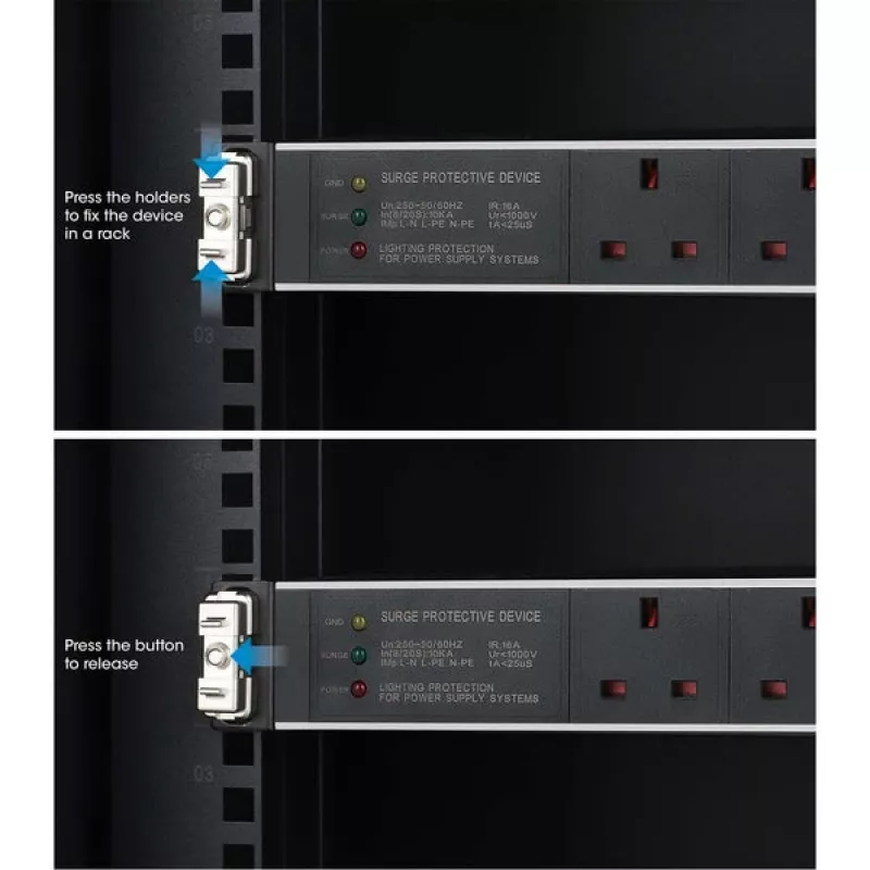 Intellinet 716512 element montażowy do szafy rack Klips