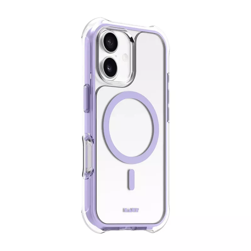 Cover LAUT AERO PROTECT iPhone 17 16 cm Purpurowy Transparentny