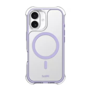 Cover LAUT AERO PROTECT iPhone 17 16 cm Purpurowy Transparentny
